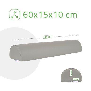 Pusloka masāžas spilvens Aveno Life K522 60x15x10 cm, pelēks 4