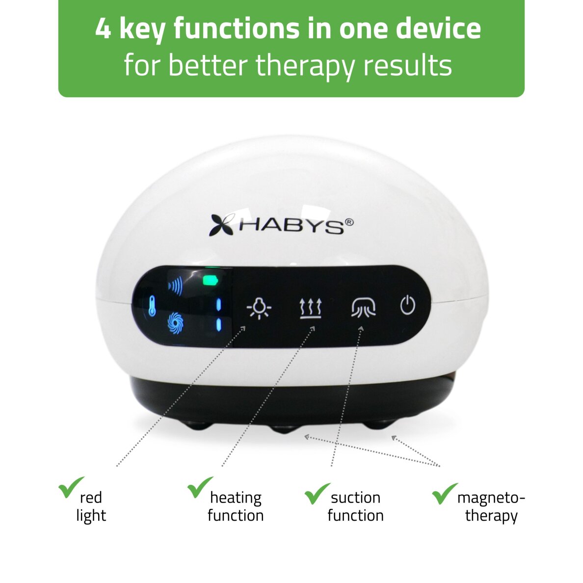 Elektrinis vakuuminis masažuoklis AirBubble su magnetoterapija ir raudonos šviesos terapija 2 Elektrinis vakuuminis masažuoklis AirBubble su magnetoterapija ir raudonos šviesos terapija 2