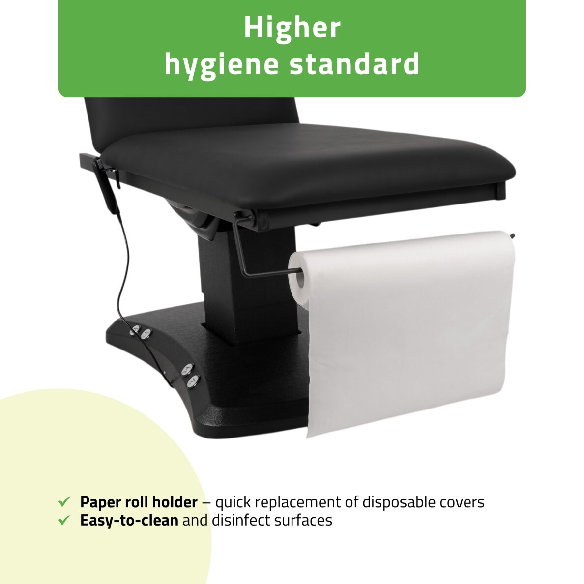 Elektrinis procedūrų gultas Estella ERGO 2 black 7