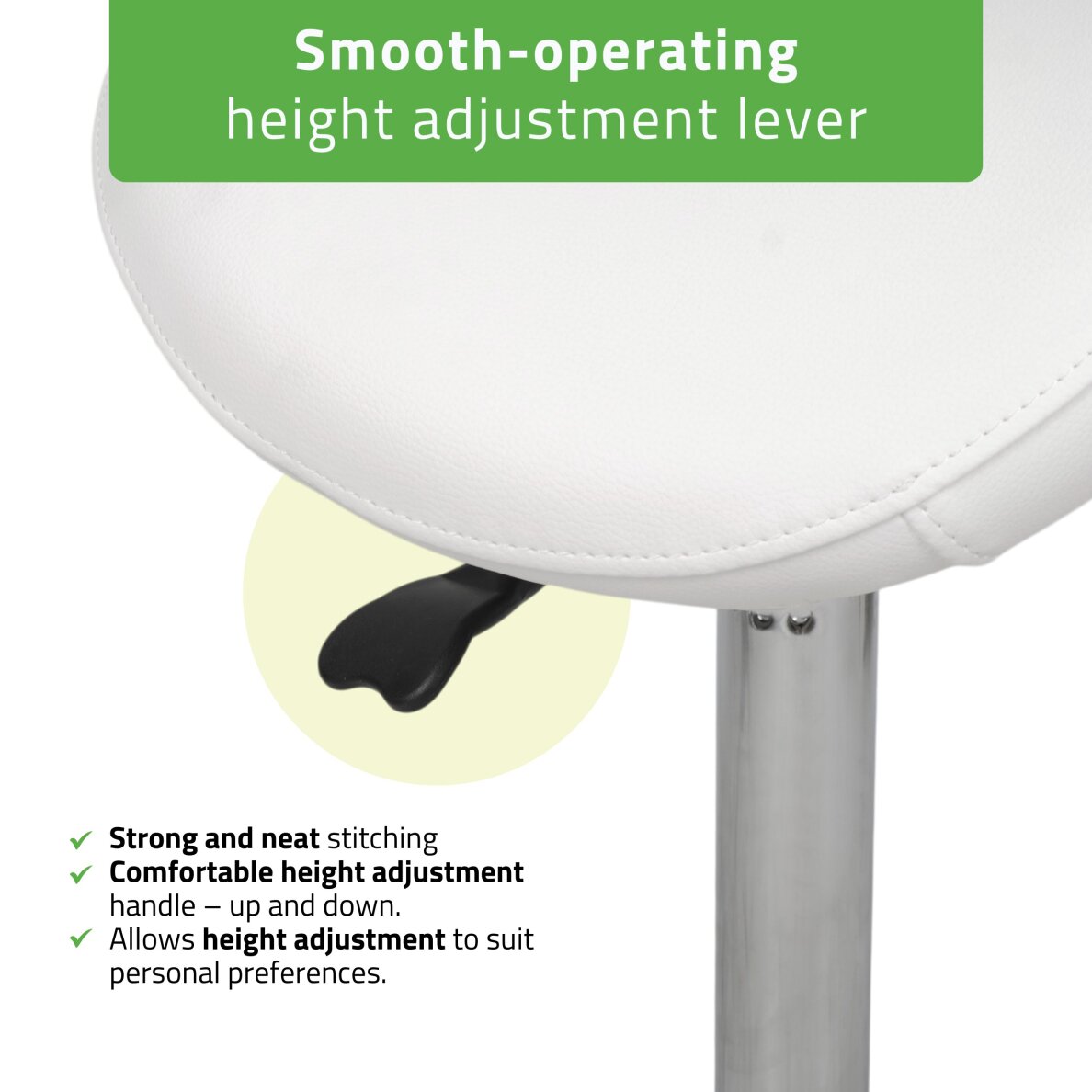 Fotel kosmetyczny Alma So Skin K401 biały 2