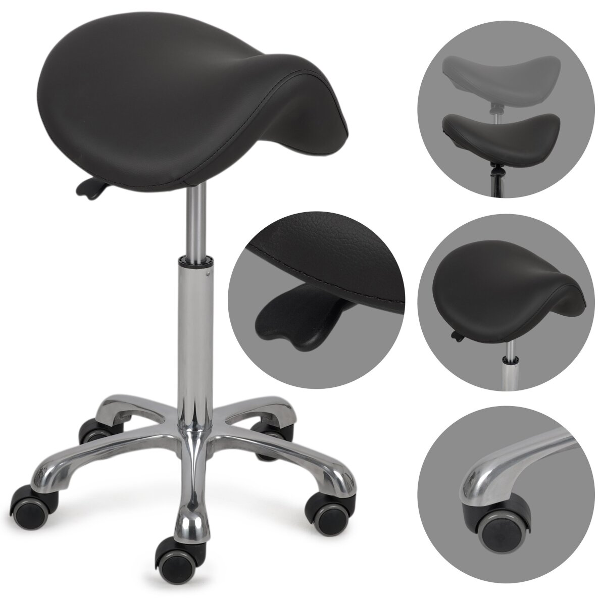 Fotel kosmetyczny Alma So Skin K515 czarny Fotel kosmetyczny Alma So Skin K515 czarny