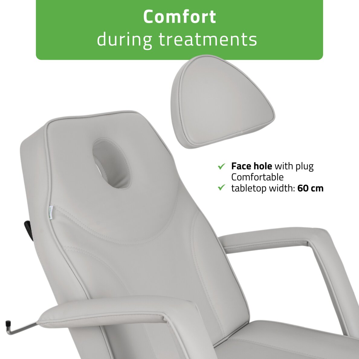 Sähköinen meikkituoli Laris Touch Core harmaa 4