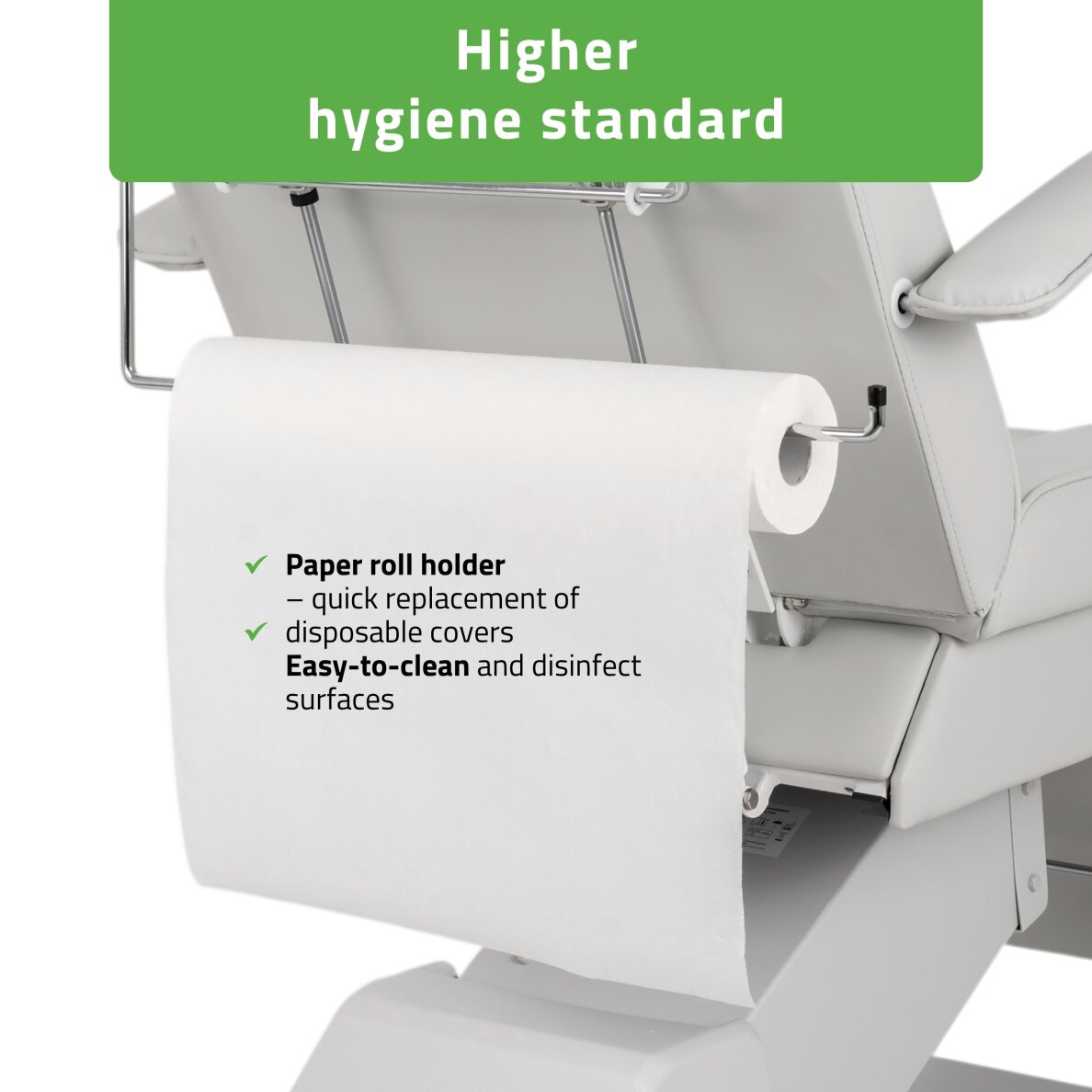 Sähköinen meikkituoli Laris Touch Core harmaa 5 Sähköinen meikkituoli Laris Touch Core harmaa 5