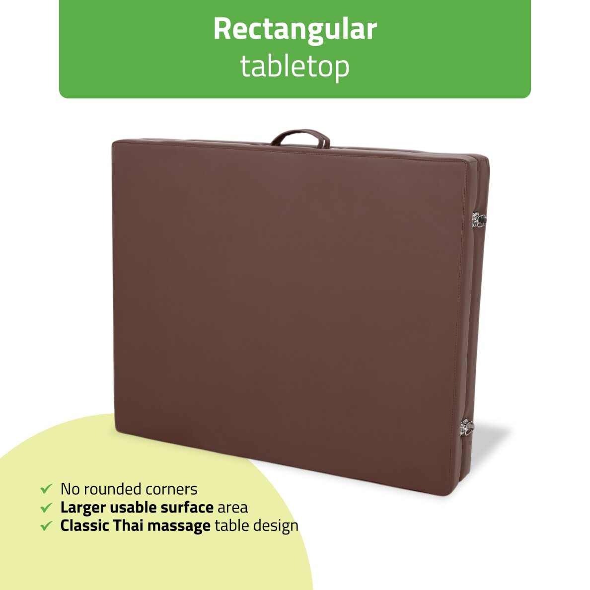 Klappbarer Thai-Massagetisch Niro 80 braun 7