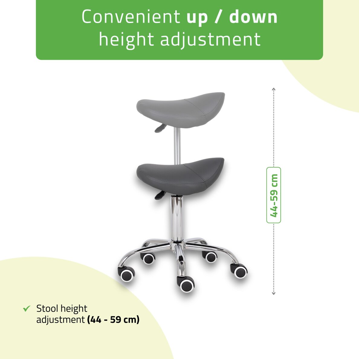 Saddle cosmetology master chair Lofi Comfy Base grey 3 Saddle cosmetology master chair Lofi Comfy Base grey 3