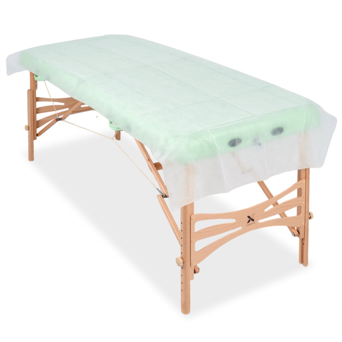 Vienkartinė neaustinė paklodė 220×90 cm, 20 g/m² (10 vnt) 2