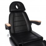 Kosmetoloģijas krēsls LUX 273B ELECTRIC ARMCHAIR 3 MOTOR BLACK