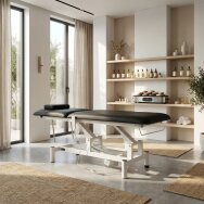 Elektryczny stół do masażu kosmetycznego Optima Satin Comfort K715 Czarny