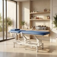 Elektriskais kosmetoloģijas masāžas galds Optima Satin Comfort K723 Blue