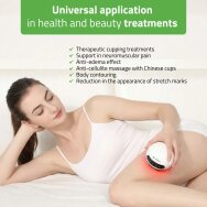 Elektriline vaakummassaažiseade AirBubble magnetoteraapia ja punase valguse teraapiaga