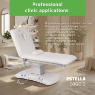 Elektrinis procedūrų gultas Estella ERGO 2 white