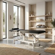 Elektrinis kosmetologinis masažo stalas Optima Satin Comfort K715 Black
