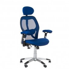 Biroja krēsls uz riteņiem CorpoComfort BX-4144 Blue