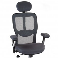Biroja krēsls uz riteņiem CorpoComfort BX-4147 Grey