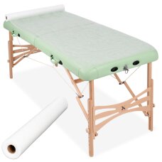 Neaustinis medicinos paklodė rulone 70cm×50 m, 15 g/m² (balta)