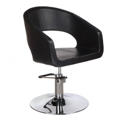 Krzesło fryzjerskie PROFESSIONAL HAIRDRESSING CHAIR PAOLO BLACK