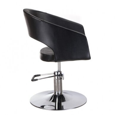 Frizieru krēsls PROFESSIONAL HAIRDRESSING CHAIR PAOLO BLACK 1