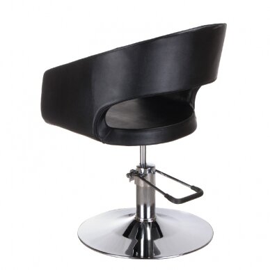 Frizieru krēsls PROFESSIONAL HAIRDRESSING CHAIR PAOLO BLACK 2