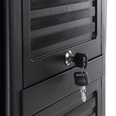 Friziera ratiņi HAIRDRESSER HELPER 3 BLACK 2