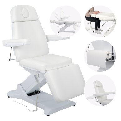 Sähköinen kosmetologituoli Selia PRO 4 Touch Core K301 Valkoinen Sähköinen kosmetologituoli Selia PRO 4 Touch Core K301 Valkoinen