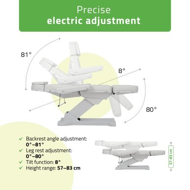 Sähköinen meikkituoli Selia PRO 4 Touch Core K329 Harmaa 2 Sähköinen meikkituoli Selia PRO 4 Touch Core K329 Harmaa 2