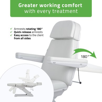 Sähköinen meikkituoli Selia PRO 4 Touch Core K329 Harmaa 6 Sähköinen meikkituoli Selia PRO 4 Touch Core K329 Harmaa 6