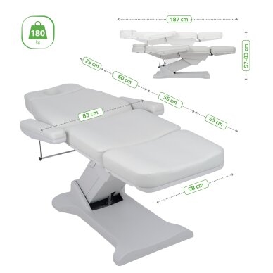 Sähköinen meikkituoli Selia PRO 4 Touch Core K329 Harmaa 7