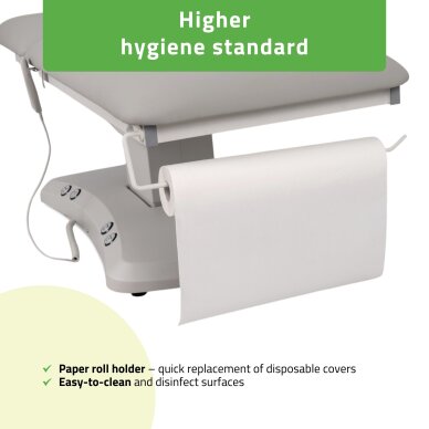Elektrinis procedūrų gultas Estella ERGO 2 light grey 7 Elektrinis procedūrų gultas Estella ERGO 2 light grey 7