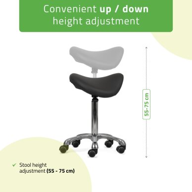 Fotel kosmetyczny Alma So Skin K515 czarny 3