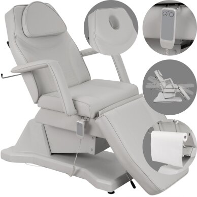 Sähköinen meikkituoli Laris Touch Core harmaa