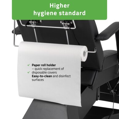 Elektryczny fotel kosmetyczny Laris Touch Core czarny 5 Elektryczny fotel kosmetyczny Laris Touch Core czarny 5