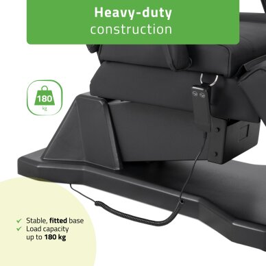 Elektryczny fotel kosmetyczny Laris Touch Core czarny 7 Elektryczny fotel kosmetyczny Laris Touch Core czarny 7