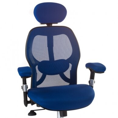 Biroja krēsls uz riteņiem CorpoComfort BX-4144 Blue 1