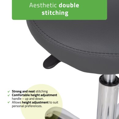 Saddle cosmetology master chair Lofi Comfy Base grey 2 Saddle cosmetology master chair Lofi Comfy Base grey 2