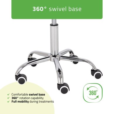 Saddle cosmetology master chair Lofi Comfy Base grey 4 Saddle cosmetology master chair Lofi Comfy Base grey 4