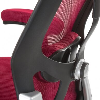 Biroja krēsls uz riteņiem CorpoComfort BX-4144 Red 3
