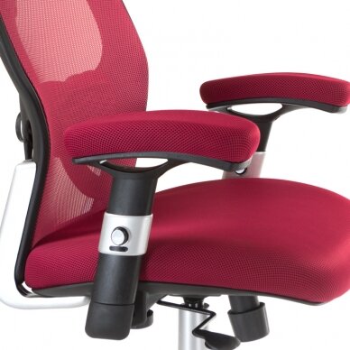 Biroja krēsls uz riteņiem CorpoComfort BX-4144 Red 4