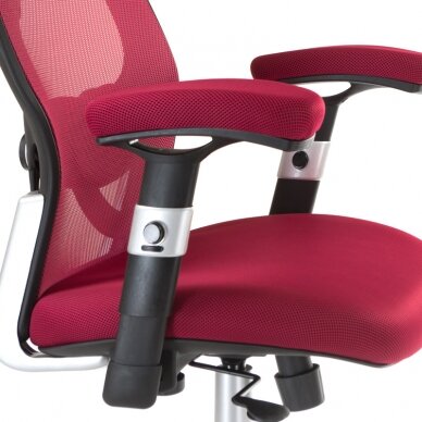 Biroja krēsls uz riteņiem CorpoComfort BX-4144 Red 5