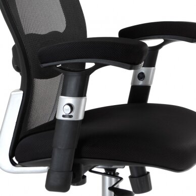 Biroja krēsls uz riteņiem CorpoComfort BX-4147 Black 5
