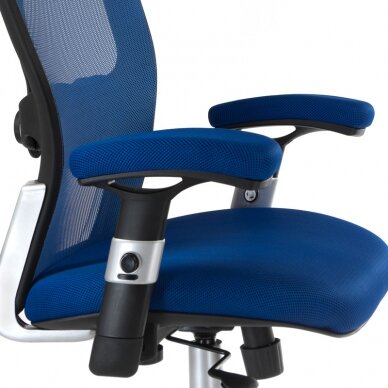 Biroja krēsls uz riteņiem CorpoComfort BX-4147 Blue 4