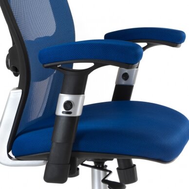 Biroja krēsls uz riteņiem CorpoComfort BX-4147 Blue 5