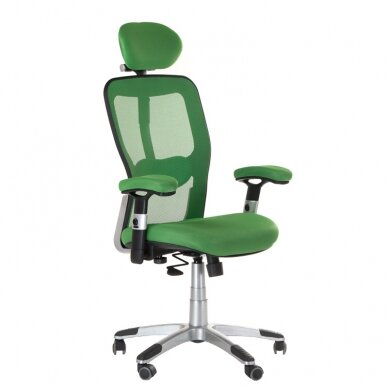 Biroja krēsls uz riteņiem CorpoComfort BX-4147 Green