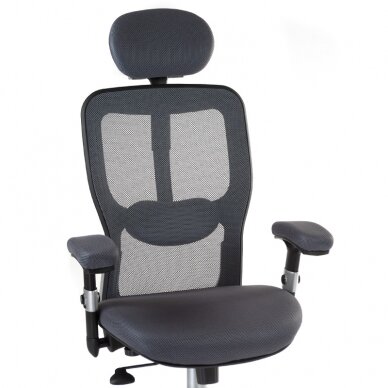 Biroja krēsls uz riteņiem CorpoComfort BX-4147 Grey 1