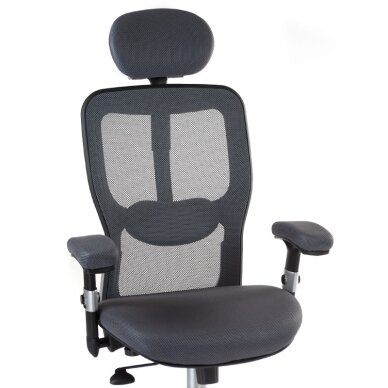 Эргономичное офисное кресло CorpoComfort BX-4147 Grey 1
