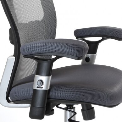 Biroja krēsls uz riteņiem CorpoComfort BX-4147 Grey 4
