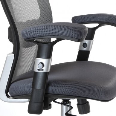 Biroja krēsls uz riteņiem CorpoComfort BX-4147 Grey 5