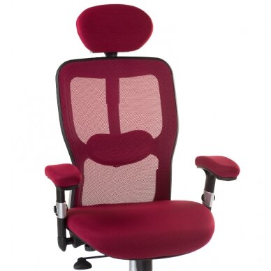 Biroja krēsls uz riteņiem CorpoComfort BX-4147 Red 1