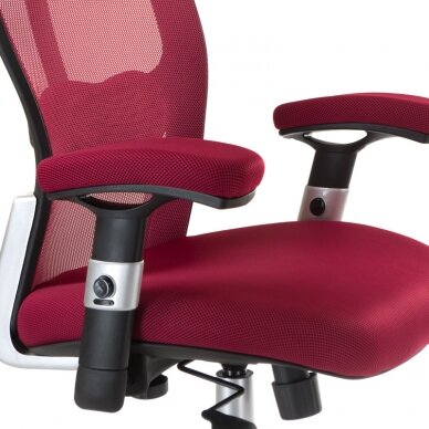 Biroja krēsls uz riteņiem CorpoComfort BX-4147 Red 4
