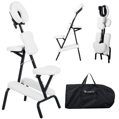 Vertikālais masāžas krēsls Habys Flexo Comfy Base, balts