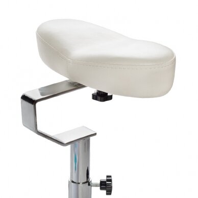 Pedikīra krēsls ar kāju vanniņu PEDICURE CHAIR PROFESSIONAL HYDRAULIC WHITE 3